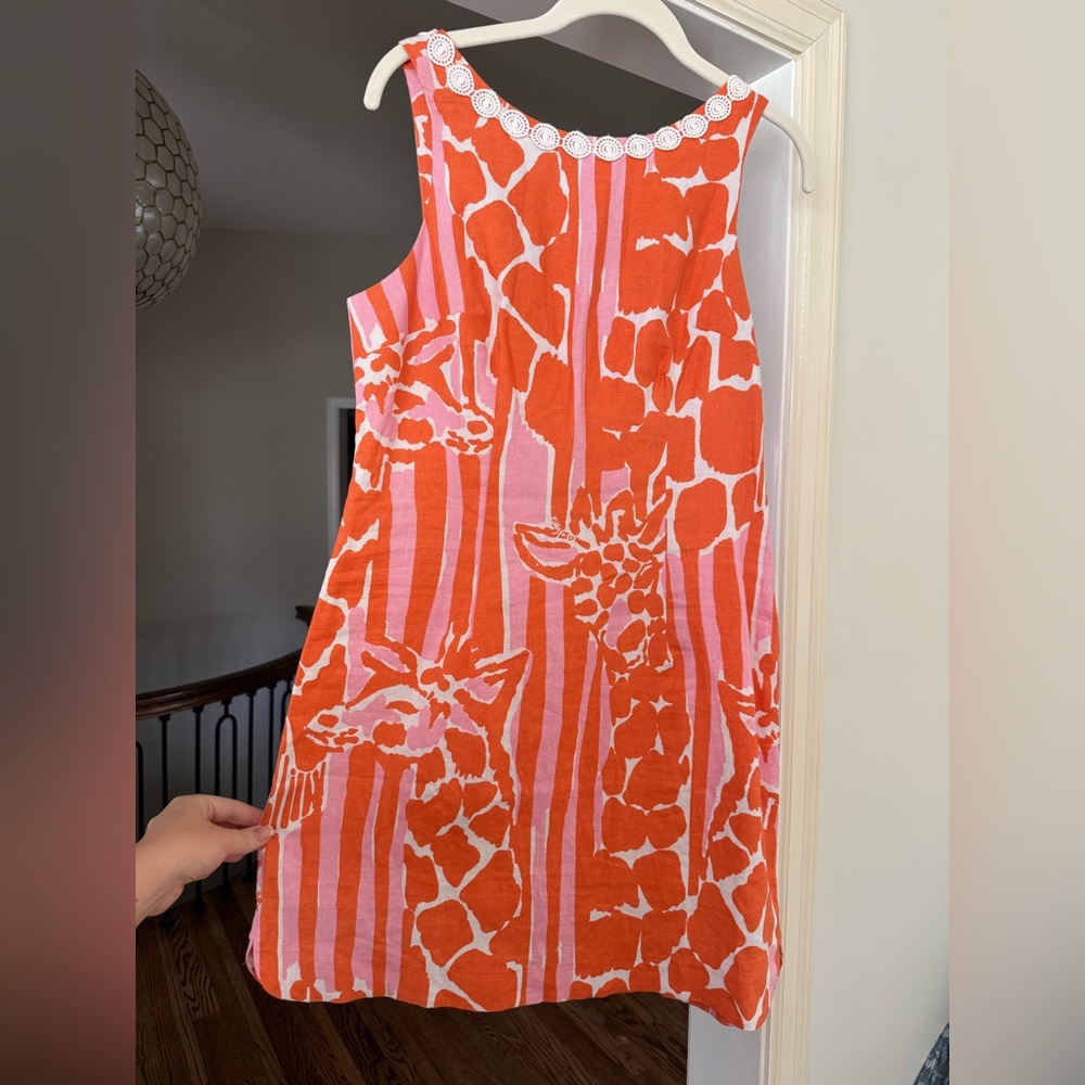 Lilly Pulitzer Orange & Pink Printed Shift Dress